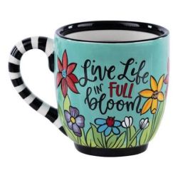 Live Life Full Bloom Mug